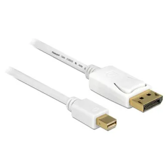 Kabel Delock mini Displayport męski > Displayport męski 3 m, biały Kabel Delock mini Displayport męski > Displayport męski 3 m, biały