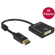 Delock Displayport 1.2 męski > DVI żeński 4K pasywny czarny
