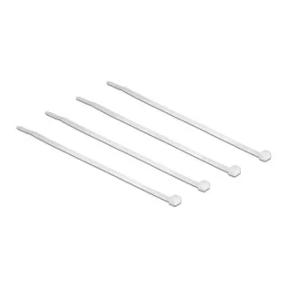 Delock Taśmy ściągające przezroczyste L 100 x W 2,5 mm 100 szt.