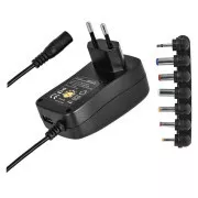 Uniwersalny zasilacz impulsowy Emos N3112, 3-12 V / maks. 1,5 A, z grzebieniem, USB