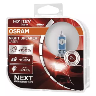 Żarówka OSRAM H7 12V, 55W Night Breaker Laser NG 64210NL - zestaw 2 szt. Żarówka OSRAM H7 12V, 55W Night Breaker Laser NG 64210NL - zestaw 2 szt.