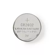 Nedis BALCR20325BL - Litowa bateria guzikowa CR2032 | 3 V | 5 sztuk | Blistr