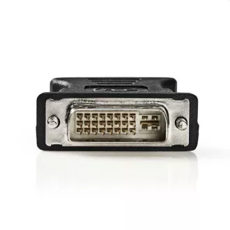 Nedis CCGB32900BK - Adapter DVI - VGA | Wtyczka DVI-I 24 5-pin - Gniazdo VGA | Czarny
