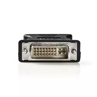 Nedis CCGB32900BK - Adapter DVI - VGA | Wtyczka DVI-I 24 5-pin - Gniazdo VGA | Czarny