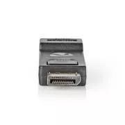 Nedis CCGB37915BK - Adapter DisplayPort - HDMI | Wtyk DisplayPort - Wtyk HDMI | Czarny