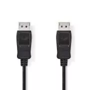 Nedis CCGB37010BK20 - Kabel DisplayPort 1.2 | Wtyk DisplayPort | Wtyk DisplayPort | 2 m | Czarny