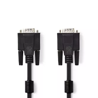 Nedis CCGB59000BK20 - Kabel VGA | Wtyk VGA - Wtyk VGA | 2 m | Czarny