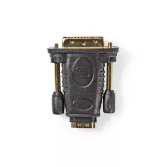 Nedis CVGB34912BK - Adapter HDMI™ - DVI | 24 1-pinowa wtyczka DVI-D - gniazdo HDMI | czarny Nedis CVGB34912BK - Adapter HDMI™ - DVI | 24 1-pinowa wtyczka DVI-D - gniazdo HDMI | czarny