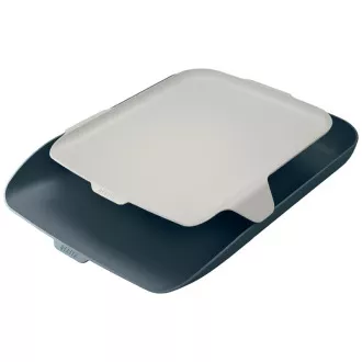 LEITZ Etui na dokumenty z organizerem Cosy, aksamitny szary
