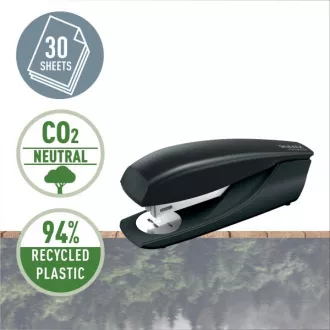 LEITZ Ekologiczny zszywacz NeXXt RECYCLE, 30 kartek, czarny