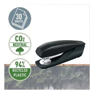 LEITZ Ekologiczny zszywacz NeXXt RECYCLE, 30 kartek, czarny