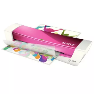 LEITZ iLAM Home Office A4 ciepły laminator, WOW różowy