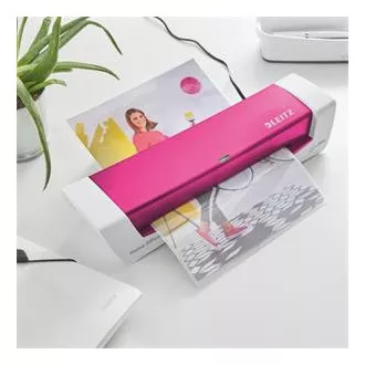 LEITZ iLAM Home Office A4 ciepły laminator, WOW różowy