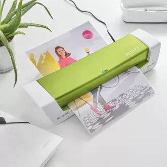 LEITZ iLAM Home Office A4 ciepły laminator, zielony WOW