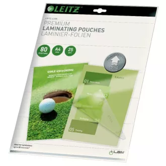 LEITZ Kieszenie do laminowania A4 z technologią routingu, 80 mic (25szt)