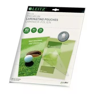 LEITZ Kieszenie do laminowania A4 z technologią routingu, 80 mic (25szt)