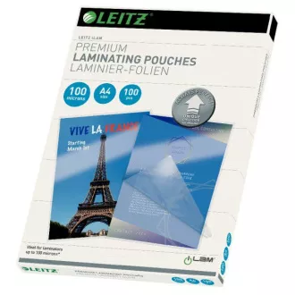 LEITZ Kieszenie do laminowania A4 z technologią routingu, 100 mic (100 szt.)