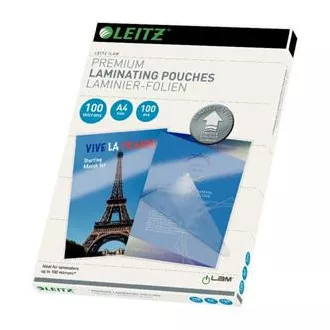 LEITZ Kieszenie do laminowania A4 z technologią routingu, 100 mic (100 szt.)