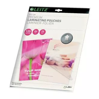 Kieszenie laminacyjne LEITZ A4 z technologią routingu, 125 mic, 100 szt.