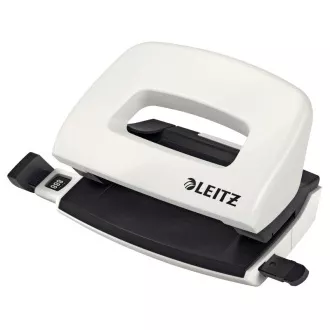 LEITZ Mini dziurkacz NeXXt 5060, biały perłowy