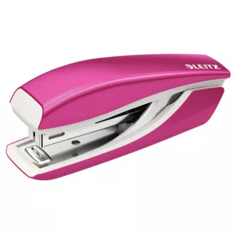 LEITZ Mini zszywacz NeXXt 5528, metaliczny róż, pudełko