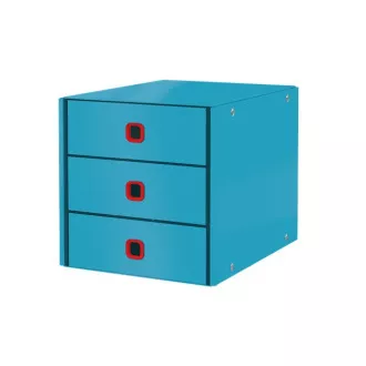 LEITZ Szafka z szufladami Click&Store COSY, 3 szuflady, spokojny niebieski
