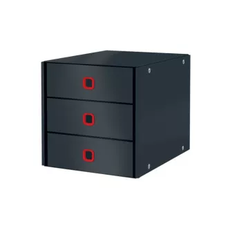 LEITZ Click&Store komoda COSY, 3 szuflady, aksamitna szarość