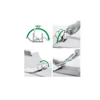 LEITZ Bindownica mobilna 180° Active STYLE, 50 mm, satynowa czerń