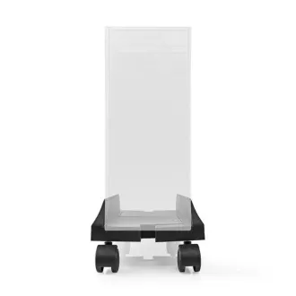 Nedis CSTD101BK - Podstawka pod komputer | Pełny ruch / Regulowana szerokość | 14,5 - 24,2 cm | 20 kg | Plastik / Metal | Czarny