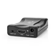 Nedis VCON3463BK - Konwerter HDMI™ | Gniazdo SCART | Wyjście HDMI™ | 1-kierunkowe | 1080p | 1.2 Gbps | ABS | Czarny