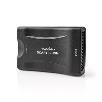 Nedis VCON3463BK - Konwerter HDMI™ | Gniazdo SCART | Wyjście HDMI™ | 1-kierunkowe | 1080p | 1.2 Gbps | ABS | Czarny