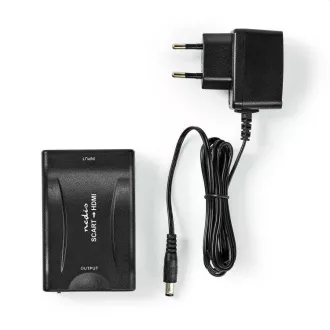 Nedis VCON3463BK - Konwerter HDMI™ | Gniazdo SCART | Wyjście HDMI™ | 1-kierunkowe | 1080p | 1.2 Gbps | ABS | Czarny