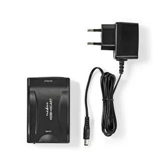 Nedis VCON3461BK - Konwerter HDMI™ | Wejście HDMI™ | Gniazdo SCART | 1-kierunkowy | 1080p | 1.2 Gbps | ABS | Czarny