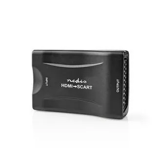 Nedis VCON3461BK - Konwerter HDMI™ | Wejście HDMI™ | Gniazdo SCART | 1-kierunkowy | 1080p | 1.2 Gbps | ABS | Czarny