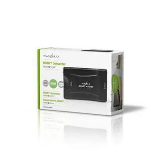 Nedis VCON3461BK - Konwerter HDMI™ | Wejście HDMI™ | Gniazdo SCART | 1-kierunkowy | 1080p | 1.2 Gbps | ABS | Czarny