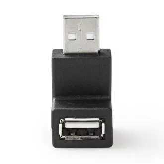 Nedis CCGB60930BK - Adapter USB 2.0 | Wtyczka USB-A | Gniazdo USB-A | Czarny