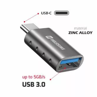 ADAPTER SWISSTEN OTG USB-C(M)/USB-A(F) ADAPTER SWISSTEN OTG USB-C(M)/USB-A(F)