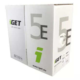 Kabel sieciowy iGET CAT5E UTP PVC Eca 305m/opakowanie