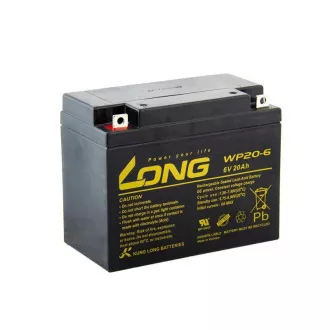 Akumulator kwasowo-ołowiowy Avacom Long 6V 20Ah F3 (WP20-6)