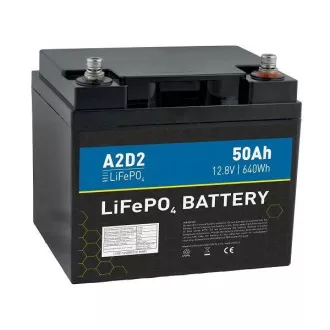 Akumulator Avacom A2D2 LiFePO4 12,8V 50Ah M6