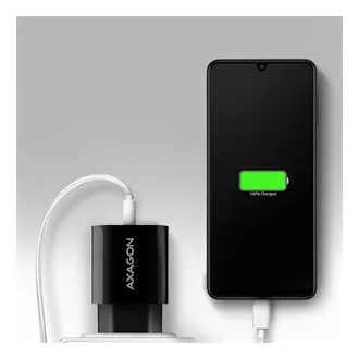 AXAGON ACU-QC18, ładowarka sieciowa 18 W, 1x port USB-A, QC3.0/AFC/Apple, czarna