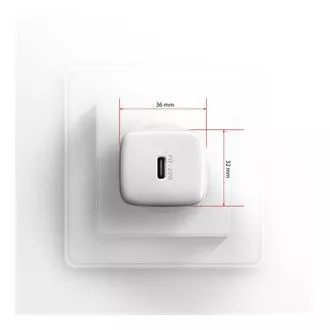 AXAGON ACU-PD20W, ładowarka sieciowa 20 W, 1x port USB-C, PD3.0/PPS/QC4 /AFC/Apple, biała