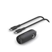 Ładowarka samochodowa Belkin BOOSTCHARGE™ 30W USB-C Power Delivery PPS   kabel USB-C do USB-C o długości 1 m, czarny