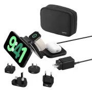 Belkin BOOST CHARGE™ PRO Qi2 3w1 Wireless Foldable Travel Pad do iPhone/Apple Watch/AirPods, czarny   adaptery