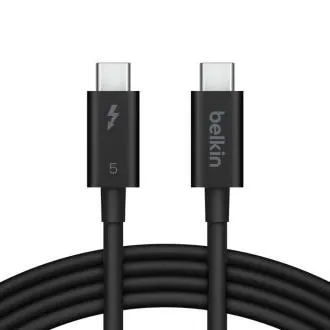 Belkin CONNECT – pasywny kabel Thunderbolt 5, 80 Gb/s, 240 W, 1 m Belkin CONNECT – pasywny kabel Thunderbolt 5, 80 Gb/s, 240 W, 1 m