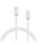 Kabel CONNECT IT Wirez USB-C -> USB-C, 60 W, 1 m, BIAŁY