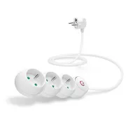 Przedłużacz CONNECT IT 230 V, 3 gniazda, 1,5 m, z wyłącznikiem (biały)