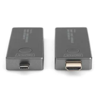 DIGITUS DS-55324 Bezprzewodowy przedłużacz wideo 4K, 30 m (USB-C - HDMI) DIGITUS DS-55324 Bezprzewodowy przedłużacz wideo 4K, 30 m (USB-C - HDMI)