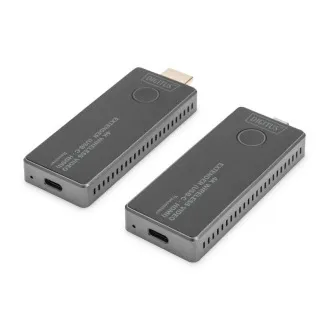 DIGITUS DS-55324 Bezprzewodowy przedłużacz wideo 4K, 30 m (USB-C - HDMI) DIGITUS DS-55324 Bezprzewodowy przedłużacz wideo 4K, 30 m (USB-C - HDMI)