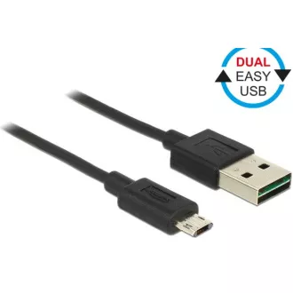 Kabel Delock EASY-USB 2.0 Typ-A męski > EASY-USB 2.0 Typ Micro-B męski czarny 0,2 m Kabel Delock EASY-USB 2.0 Typ-A męski > EASY-USB 2.0 Typ Micro-B męski czarny 0,2 m